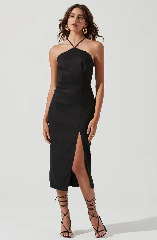 Holloway Halter Midi Dress