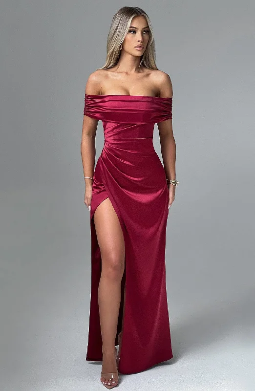 Gwendolyn Maxi Dress - Burgundy