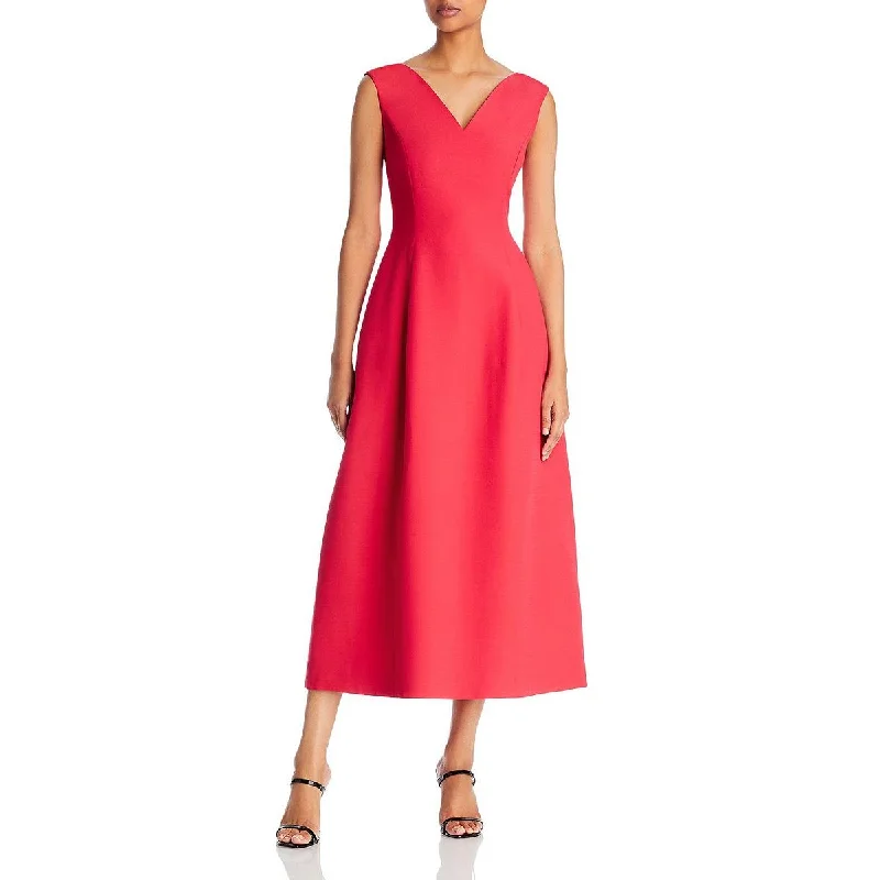 Lafayette 148 New York Womens Panel Sleeveless Maxi Dress