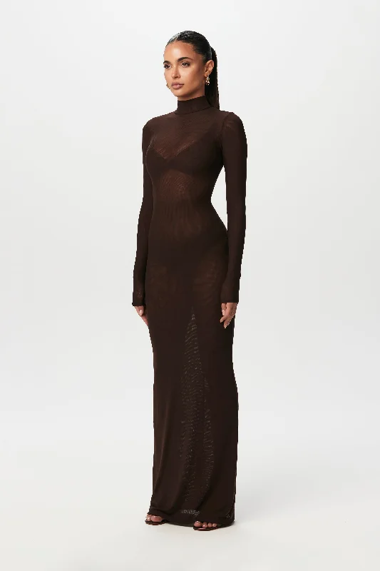 Mesh Maxi Dress