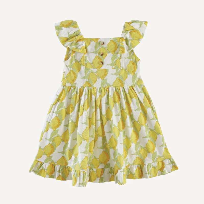 party dress | lemons | organic cotton jersey