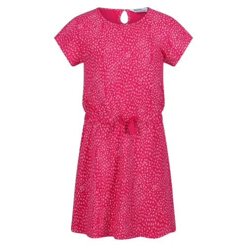 Regatta Childrens/Kids Catrinel Animal Print Casual Dress