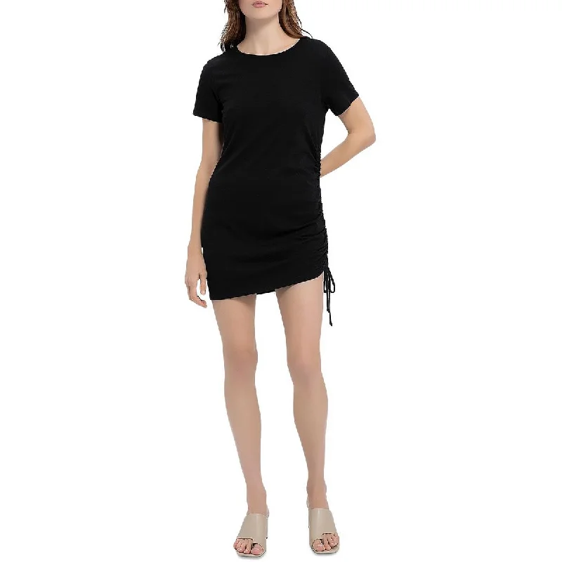 Sanctuary Womens    Crewneck Mini T-Shirt Dress