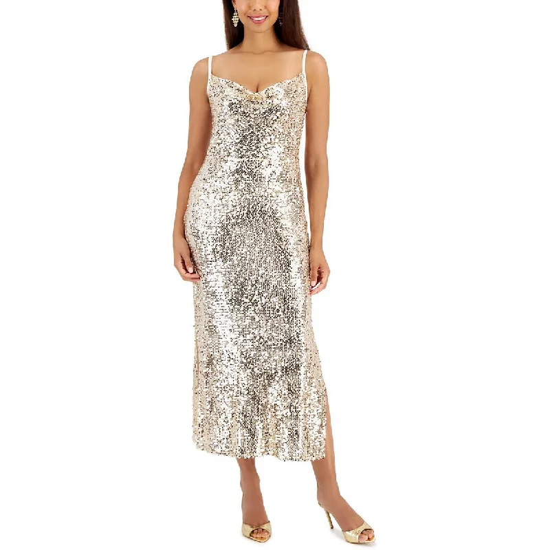 Taylor Womens   Sequined Party Dress Cocktail And Party Dress