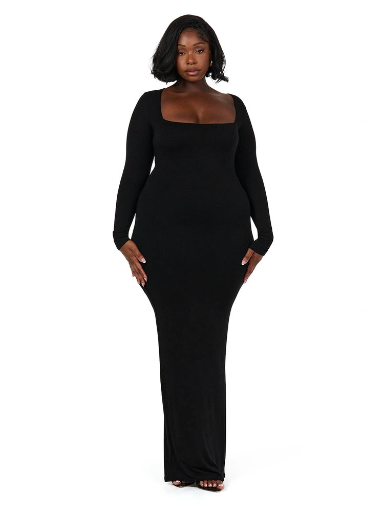 NW Square Maxi Dress Curve