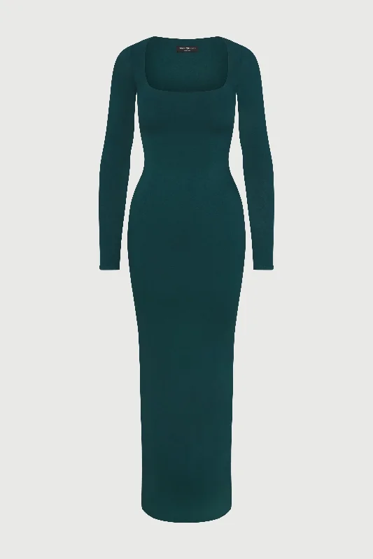 NW Square Neck Sculpt Maxi Dress