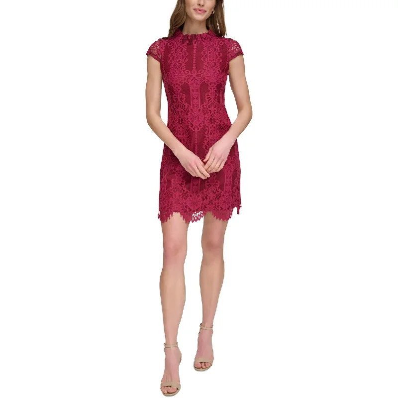 Vince Camuto Womens Plus Lace Party Dress Shift Dress