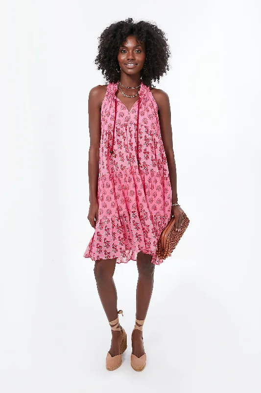 Pink Delfina Sofia Mini Dress