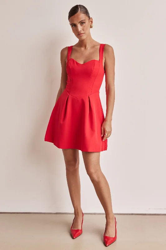 Brodie Mini Dress (Red)